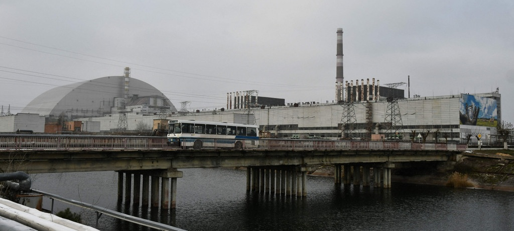 A Csernobili Atomerőmű napjainkban, fotó: tagesschau.de