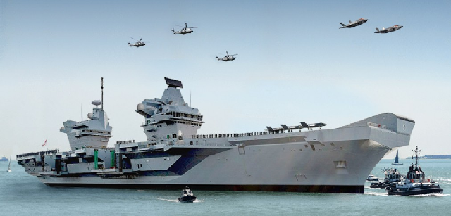 A HMS Queen Elizabeth, kép forrása: savetheroyalnavy.org