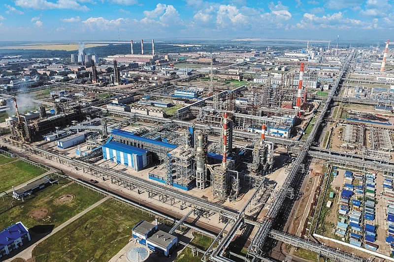 A Gazprom Neftekhim Salavat Oroszország egyik legnagyobb petrolkémiai komplexuma