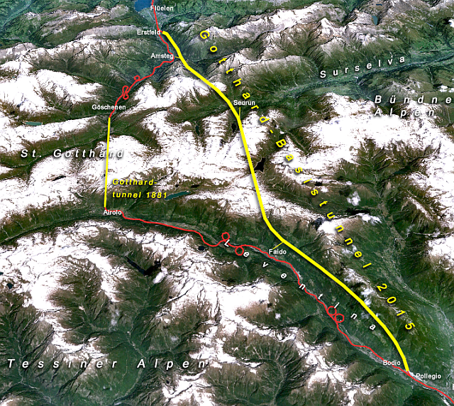 a régi és az új vasúti alagutak a régi és az új vasúti alagutak