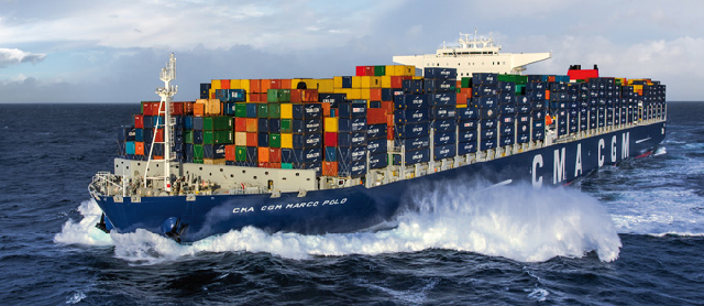 CMA CGM Marco Polo, fotó: CMA CGM CMA CGM Marco Polo, fotó: CMA CGM