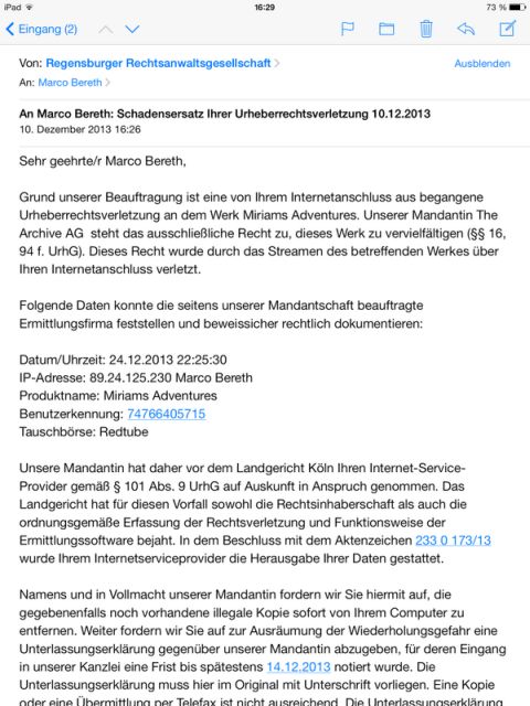 Egy U+C féle zsarolólevél, forrás: Bild.de Egy U+C féle zsarolólevél, forrás: Bild.de