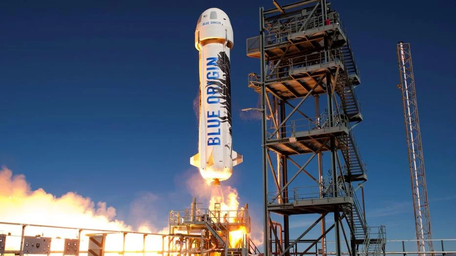 A Blue Origin indítása, forrás: Blue Origin A Blue Origin indítása, forrás: Blue Origin